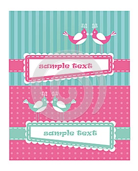 Love bird on the label