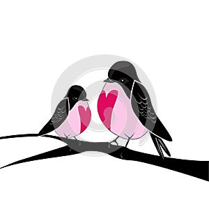 love birds getting married vector illustration tattoo