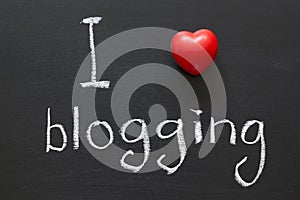 Love blogging photo