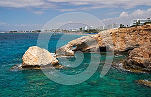 Love Bridge at Cape Greco. Cyprus