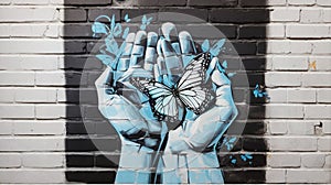 Love Butterfly Graffiti Compassion Psychology Hope