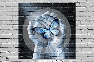 Love Butterfly Graffiti Compassion Psychology Hope photo