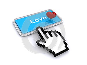 Love button
