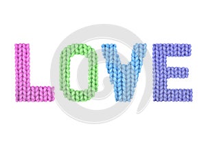 Love. Color rainbow