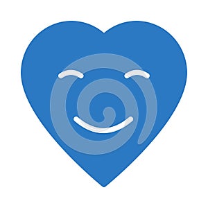 Love glyph colour vector  icon