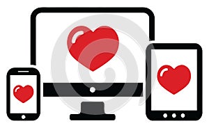 Love Computer Device Set