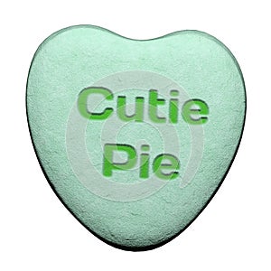 Love concept.Inscription Cutie Pie