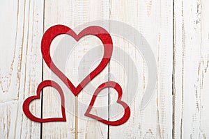 Love concept for mother`s day and valentine`s day. Valentine. Love. Valentine`s Day postcard. Happy Valentine`s day hearts on wood