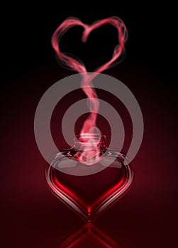 Love Potion And Heart Fumes photo