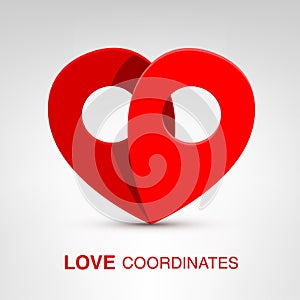 Love coordinates photo