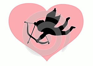 Love Cupid Silhouette