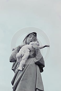 Mother Mary and Jesus love