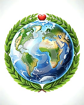 Love earth natural world environment caring for the planet