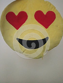 A Love Emoji Pillow