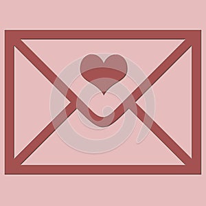Love envelope.