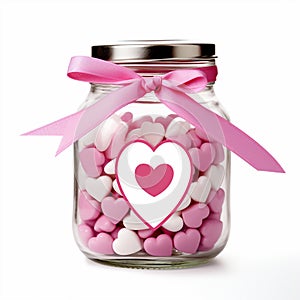 Love-Filled Candy Jar Wedding Favors