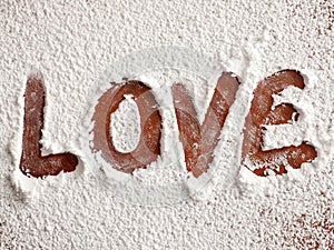 Love in flour.