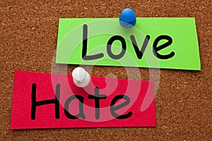 Love Hate Concept