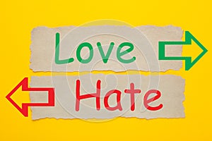 Love Hate Concept