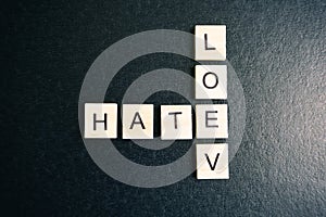 Love and hate crossword puzzle