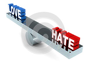 Love and hate photo