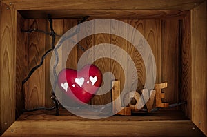 Love with heart