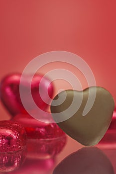 Love heart chocolates