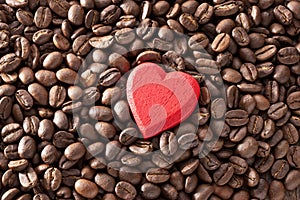 Love Heart Coffee Beans