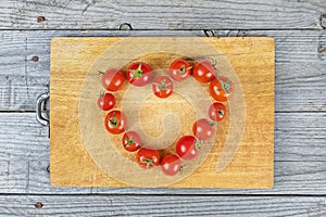 Love heart idea food tomato