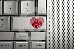 Love heart for internet dating
