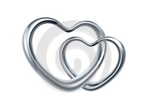 Love heart ring