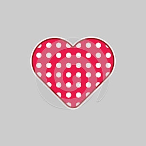 Love or heart shape graphic design vector