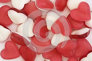 Love heart sweets