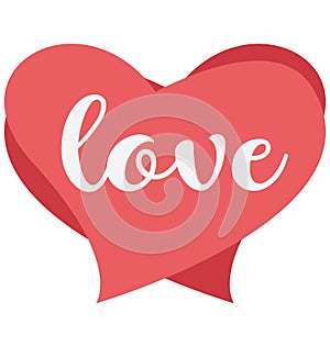 In love heart Vector Icon editable