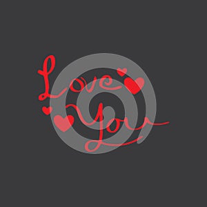 Love heart vector icon and symbol template illustration