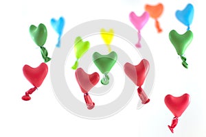 Love hearts balloons photo