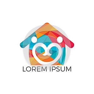 Love House Logo Design.