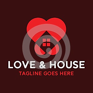 Love And House Logo Design Inspiration For Business And Company