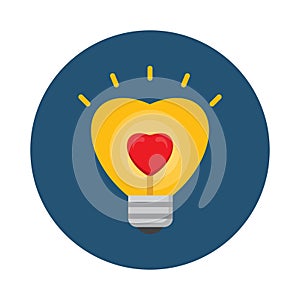 Love Idea vector icon Which Can Easily Modify Or Edit