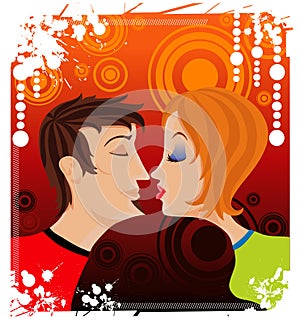 Love kiss teenagers