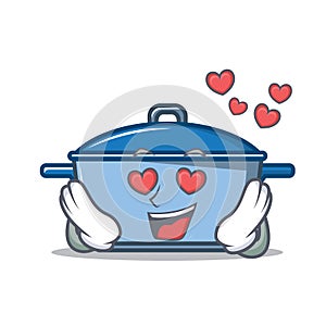 In love kitchen character cartoon style