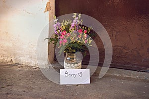 Love Letter and Flowers