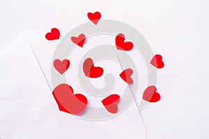 Love Letter Heart White Background