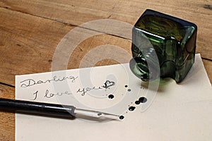 Love letter - I love you my darling - Love message