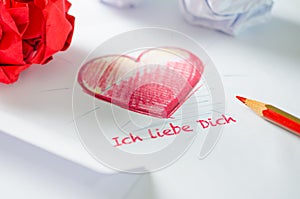 Love letter - Ich liebe Dich