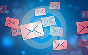 Love letters background