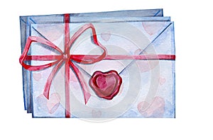 Love and Letters. Cliparts of romantic letters and envelopes. romantic compositions. Mother's Day, Valentine's