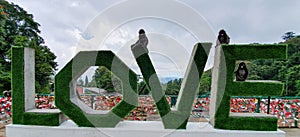 Love Lock area at Bukit Bendera, Penang photo