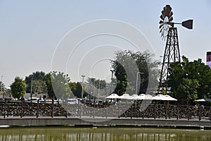 Love Lock Bridge - Promise Bridge at Last Exit Al Khawaneej in Dubai, UAE