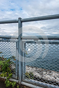 Love Lock On Fence